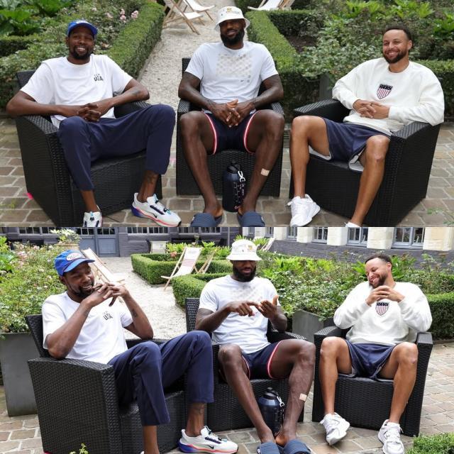 爱体育赛事-詹杜库彼此垂涎！老詹想要KD跳投 库里觊觎LBJ球商